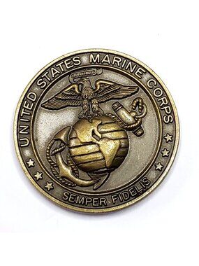 United States Marine Corps Mu Juk Po Hang Korea USMC Challenge Coin Semper Fi